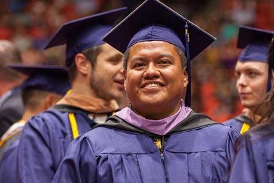 Smiling graduate